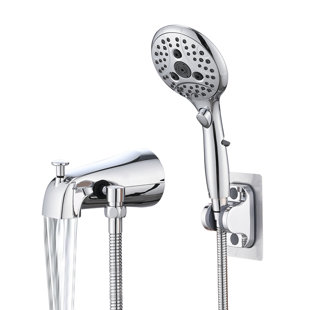 Wall Waterfall Tub and Shower Head Faucet Chrome