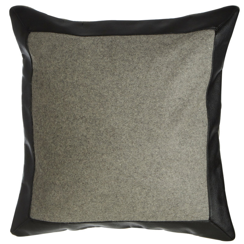 Best Striped Square Throw Cushion, Grey