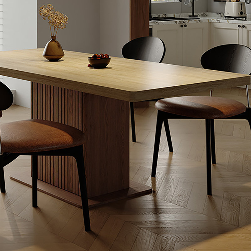 Ensemble de salle à manger en bois, H 29,5 po x L 63 po x l 31,5 po