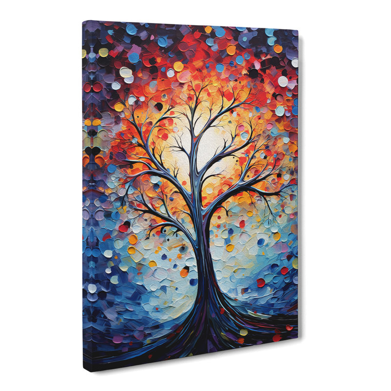 Tree Abstract - Wrapped Canvas, 76cm H x 50cm W x 3cm D