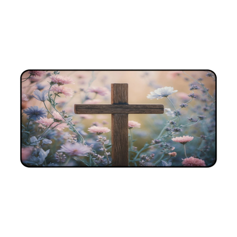 Polyester Desk Pad, 31.5x15.5