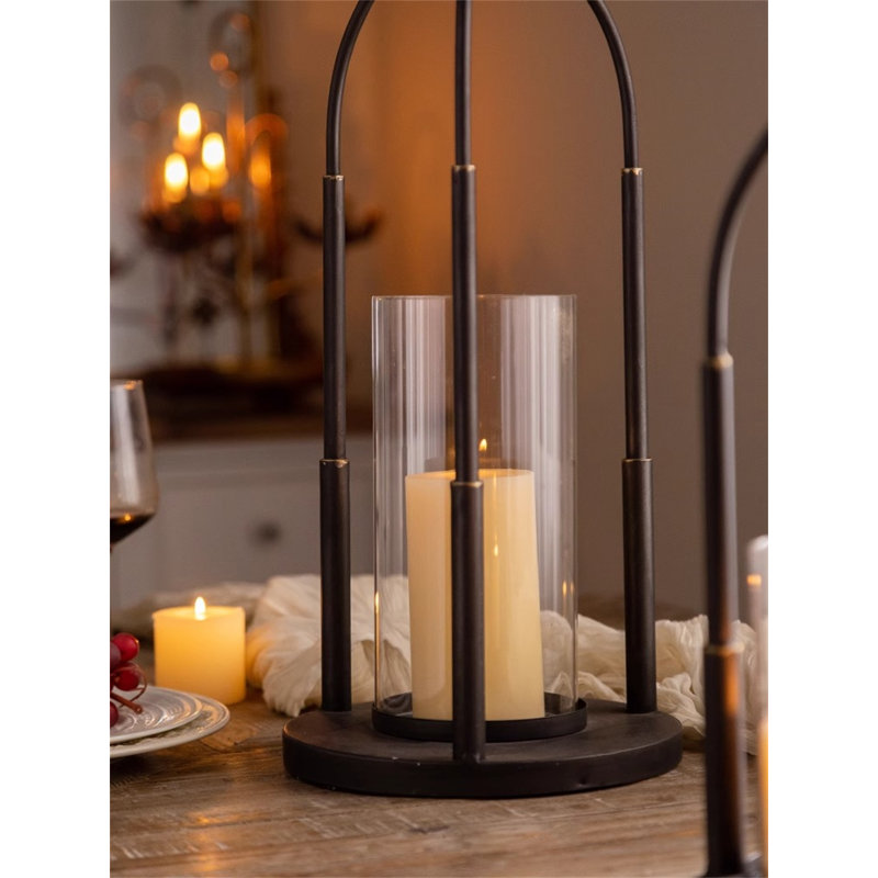 Porte-bougie Vintage Art, H 22,83 po x l 9,06 po x P 9,06 po