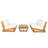 Frisina 4 Piece Conversation Set-868694053