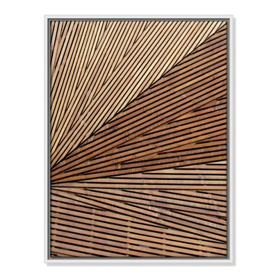 Geometric Wood Panel " Geometric Wood Panel 1 "