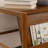 Helsel Walnut Magazine Rack Side Table
