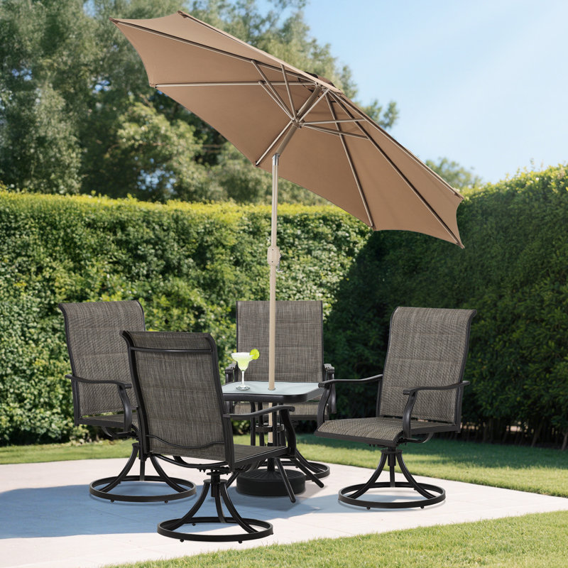 Sariyha 9 FT Patio Umbrella, Coffee
