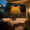Chauffe-terrasse électrique 1500Watt avec 3 modes réglables, protection contre la surchauffe et la protection contre le basculement Ip55 (noir)