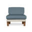 Catalina Outdoor Teak Lounge Chair-502431821-502431835