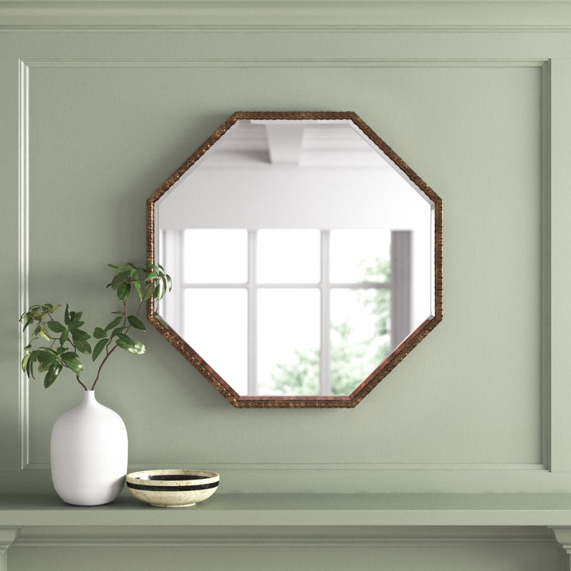 Jareth Metal Octagon Mirror