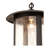 Atanaska 1 - Light Craftsman Brown Lantern Pendant