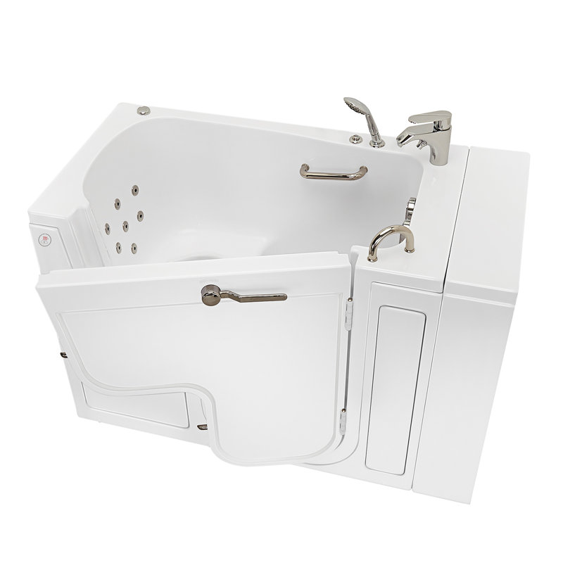 Transfer Acrylic 52" x 32" Walk-In Air Bathtub, Right