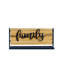 Enseigne de table familiale en bois 12 po