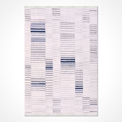 Tapis gris moderne lavable à la machine