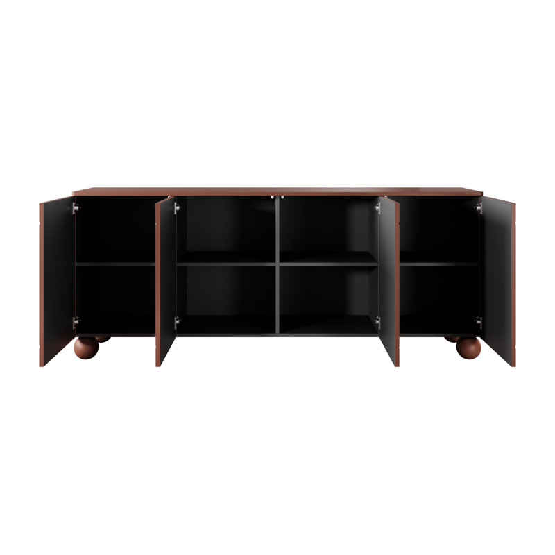 Lyonsdale 200cm Sideboard, Burgundy