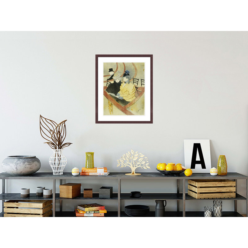 «The Grand Lodge» par Henri de Toulouse-Lautrec, impression giclée encadrée, H 28,34 po x l 23,5 po
