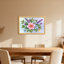 Arrangement floral de plantes et fleurs avec rose rose et lavande mauve