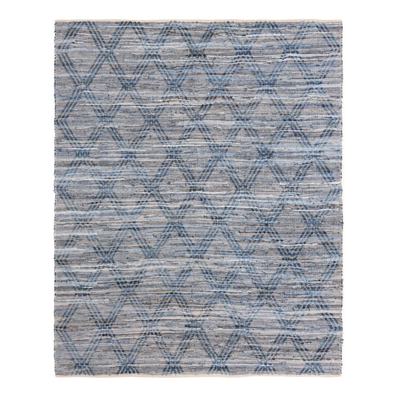 Brittnii Cotton Chevron Indoor Rug, Rectangle 8' x 10'