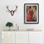 Spanish Flamenco Dancer in Abstract - Picture Frame Painting Print on MDF-55726608-55726614