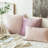 Solid Velvet Reversible Pillow Cover-2044281029-2033817037