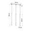 Lipp 3 - Light Cylinder;Cluster;Kitchen Island Pendant-1745248968