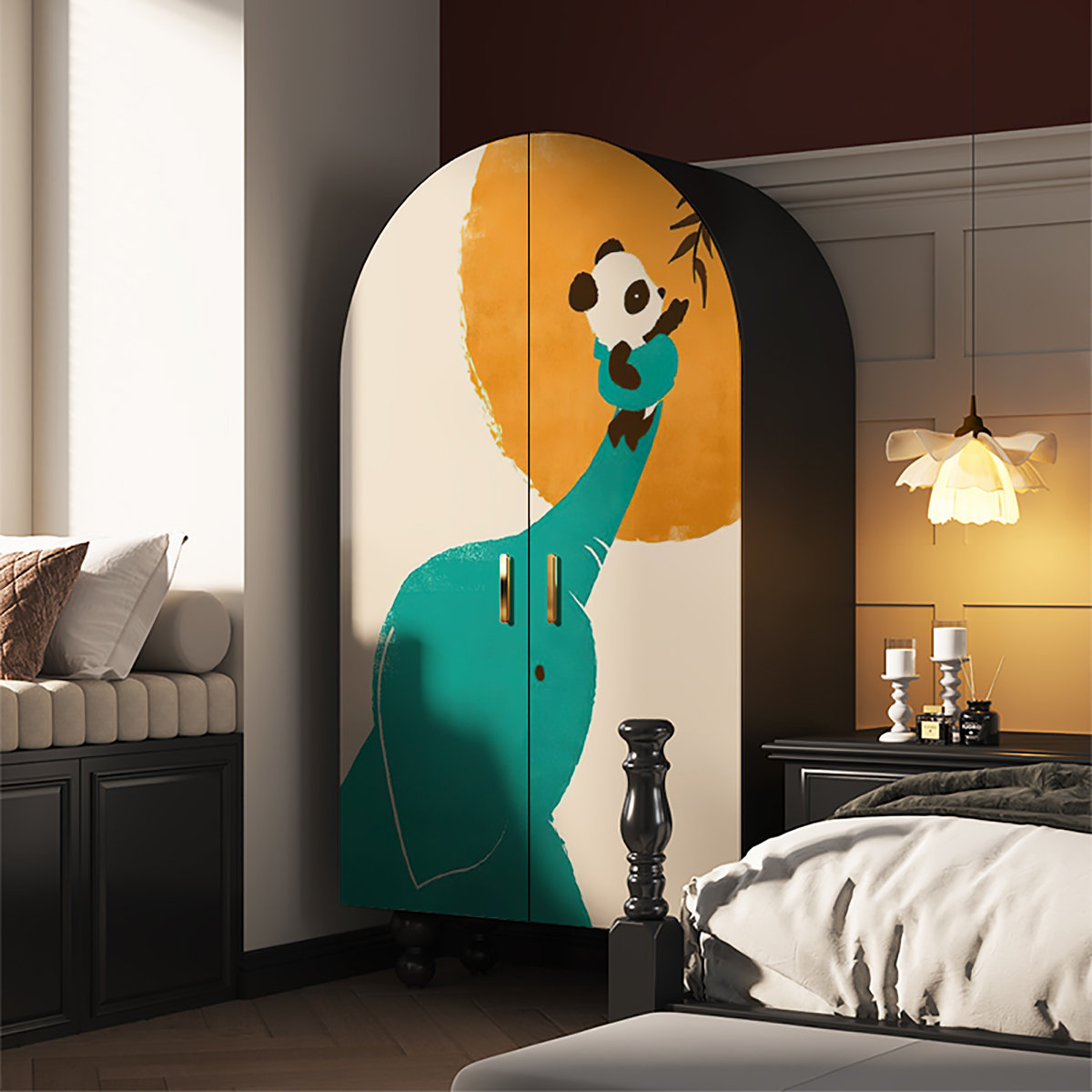 East Urban Home Independent home storage multifunction wardrobe | Wayfair
