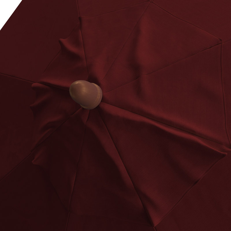 Parasols de marché 9 pi Jimerson, Tissage uni Sunbrella® Spectrum rubis