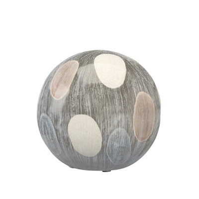 Painted Sphere Sculpture