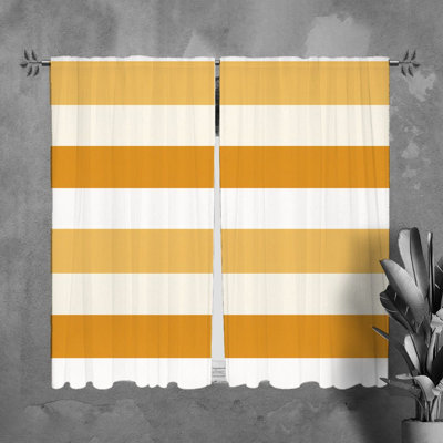Paire de rideaux obscurcissant en polyester Yema