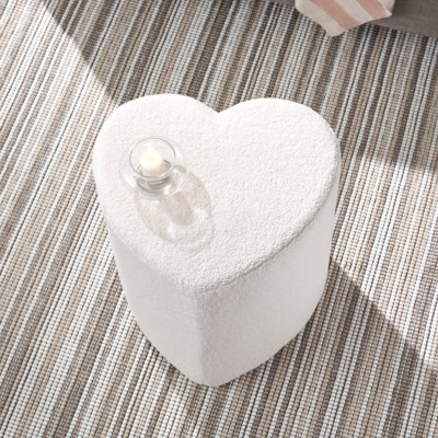 Markowitz Colasanto Heart-Shaped Ottoman