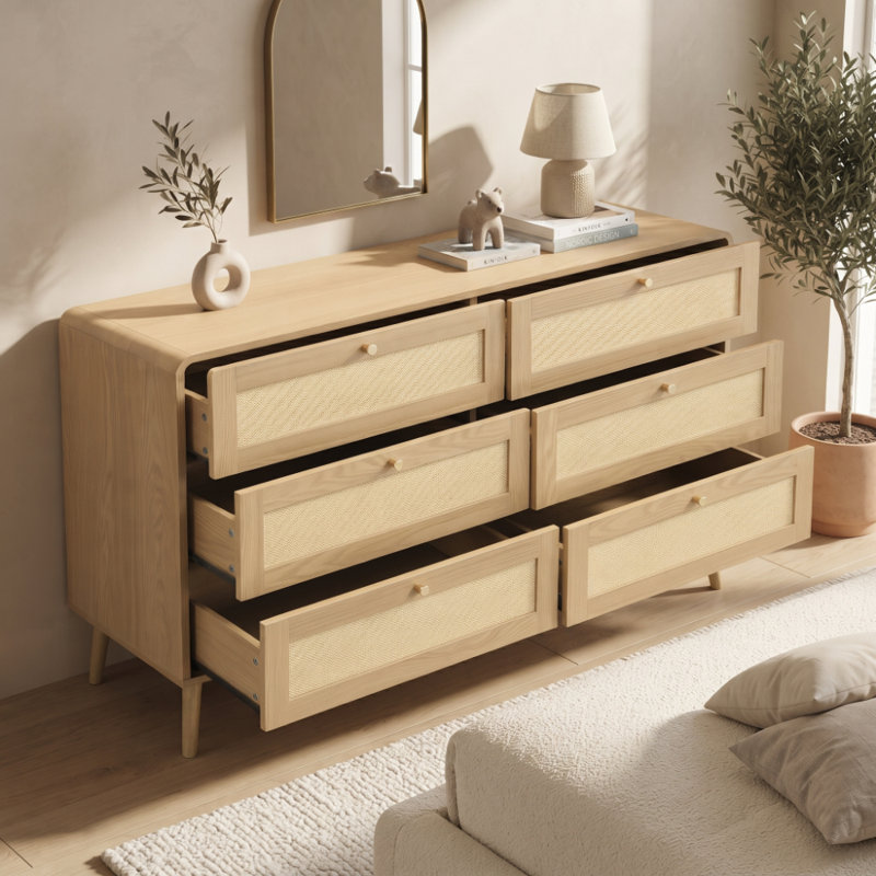 120 cm W Chest of 6 Drawers