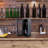 Black Wine Bottle Gift Box with Metal Latch