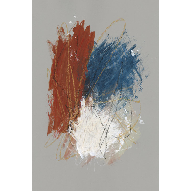 Étude de couleurs primaires II, H 36 po x l 24 po