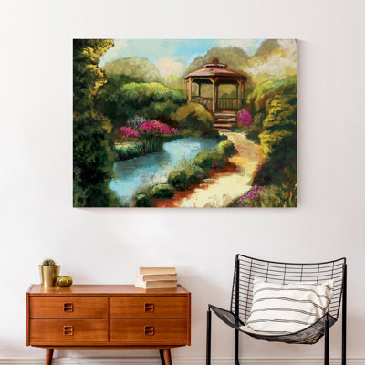 Garden Gazebo - Impression sur toile tendue