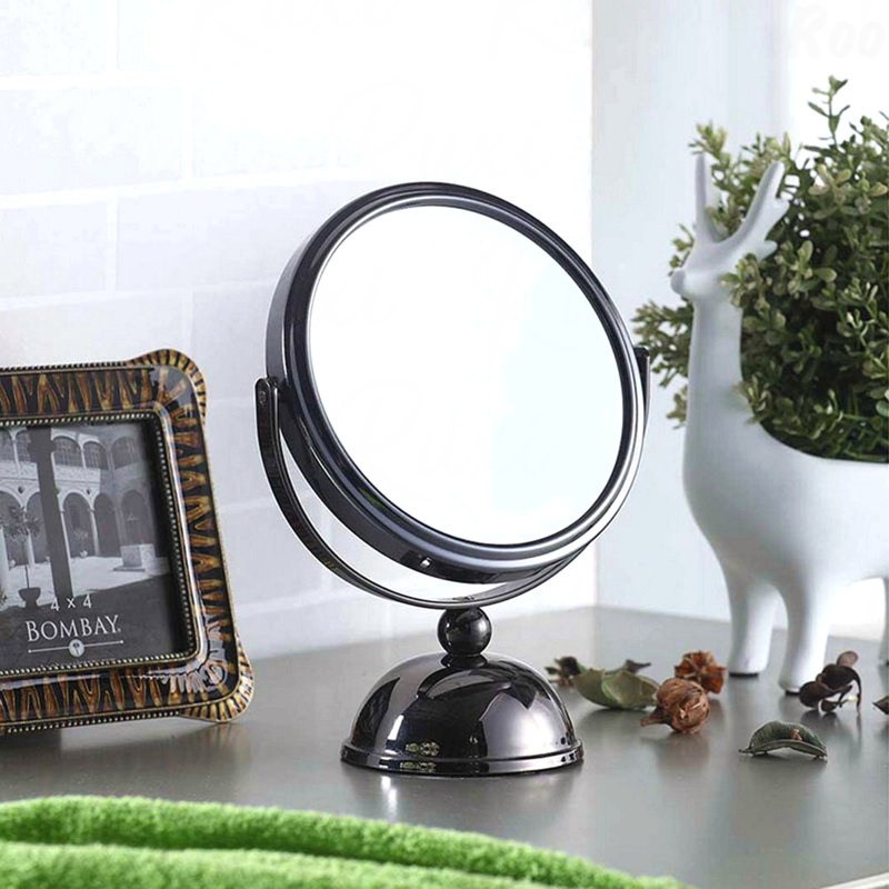 5.5" Diameter Chrome Make-Up Accent Mirror - 5X Magnification