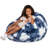Cocoon 4 Foot Kids Bean Bag Chair - Faux Fur - Fun Colors-1106304688