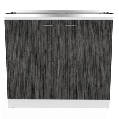 Utility Sink Vernal, Kitchen, White/Smokey Oak