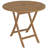 Cosper Round Teak Folding Outdoor Dining Table , in. W in. D-26610894