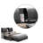 Jodok Vegan Leather Bookcase Storage Bed