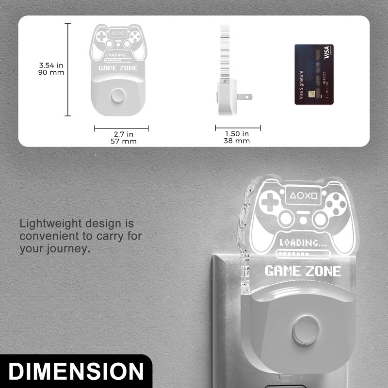 Console de jeu avec veilleuse pour enfant