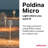 Poldina Micro Rechargeable Cordless Touch-Control Table Lamp With Adjustable Dimmer & 3 Colour Temperatures For Indoor/Outdoor Use