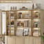 Bibliothèque de rangement 73,6 "avec lumières DEL-1828957560