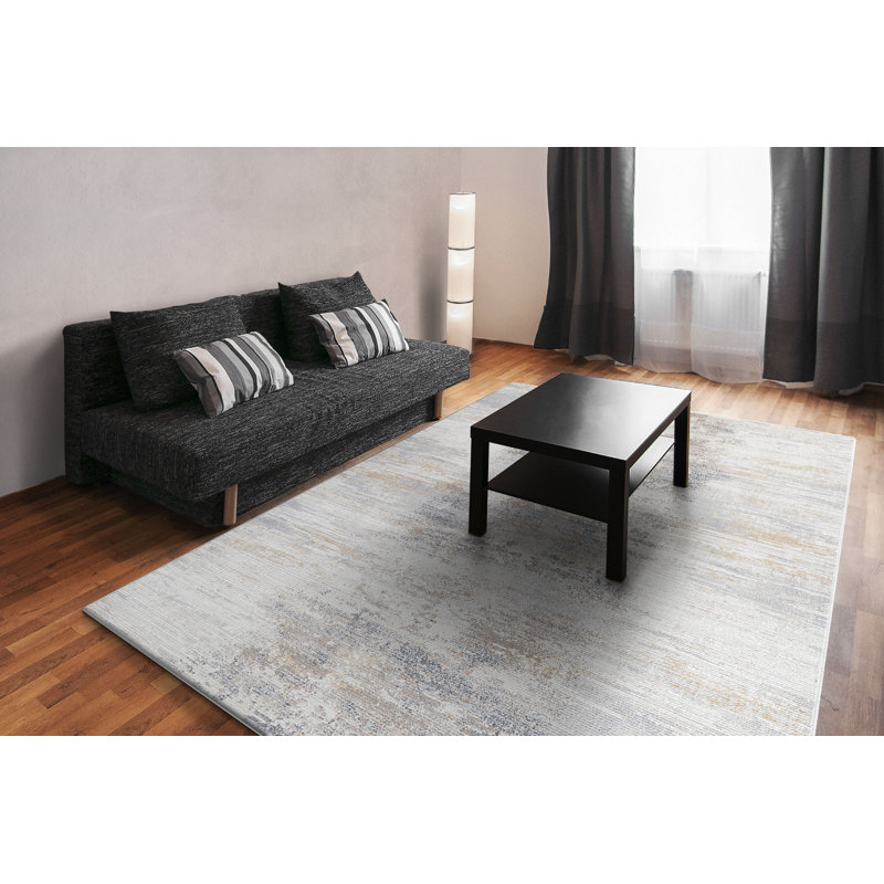 Clarissa 6.7X9 19901-890 BEIGE/GREY, Rectangle 6'7" x 9'