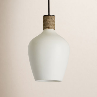 Gwenelle Single Light Ceramic Dimmable Pendant