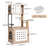 Cat Tree with Litter Box Enclosure