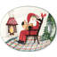 Old St. Nick Earthenware Platter