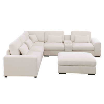 6 - Piece Chenille Sectional