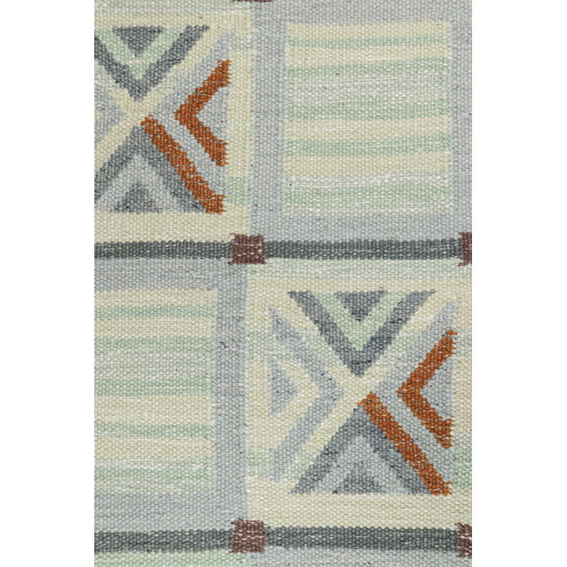Scandinavian Wool Geometric Area Rug, Rectangle 10' x 14'