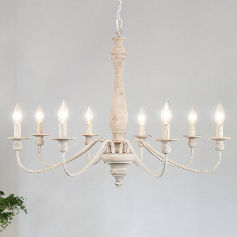 Lesmurdie 8-Light Dimmable Chandelier, Traditional Classic Ceiling Lighting Fixture for Dining Room, Kitchen Island, Entryway, Bedroom