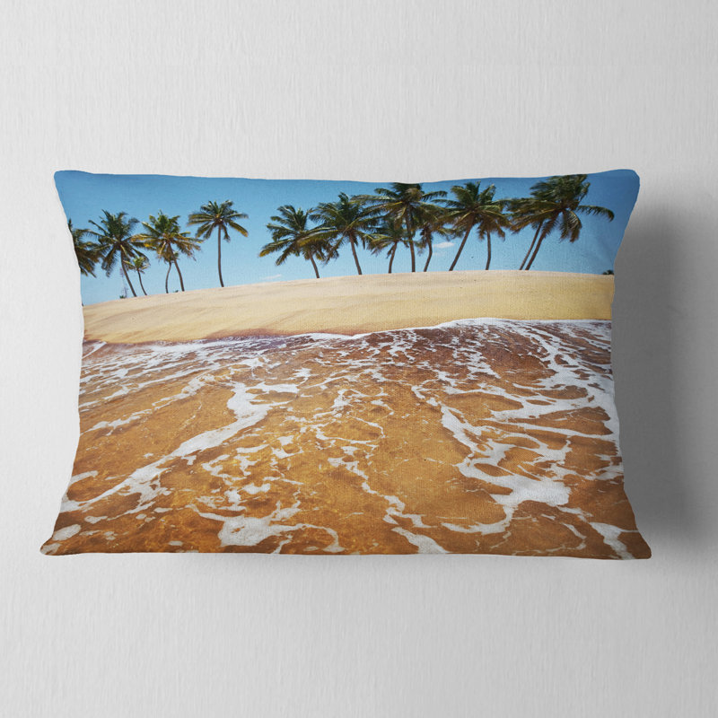 Coussin Tropical Beach, Rectangle, 12 po x 20 po