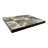  Melamine Table Top with Rustic Woodgrain Pattern and Black Edge, 2-Inch Thick for Indoor Use-113284108